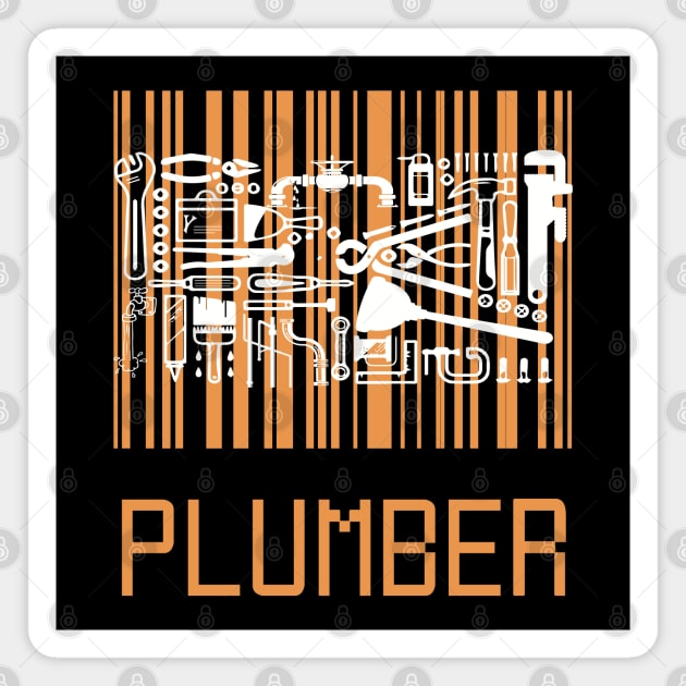 Plumber gifts Plumber Dad Magnet by Leonitrias Welt